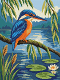 Thumbnail for Kingfisher Pond, 30x40 cm timanttimaalaus – lopullisen kuvion esikatselu