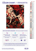 Thumbnail for Numeromaalaus: Värikartta ja ohjeet - Kitsune Night 30x40cm