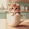 Thumbnail for Timanttikuvio - Kitten in a Cup