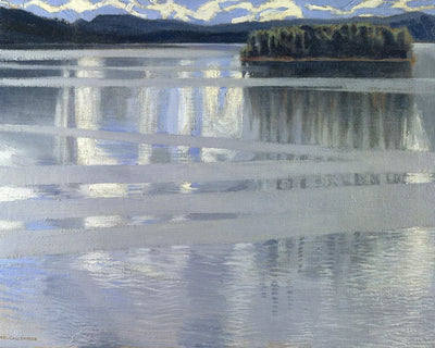 Lake Keitele by Gallen-Kallela, 50x40 cm timanttimaalaus – alkuperäinen kuva, josta kuvio on tehty