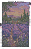 Thumbnail for Lavender Gate timanttimaalauksen liimapintainen canvas 30x50cm