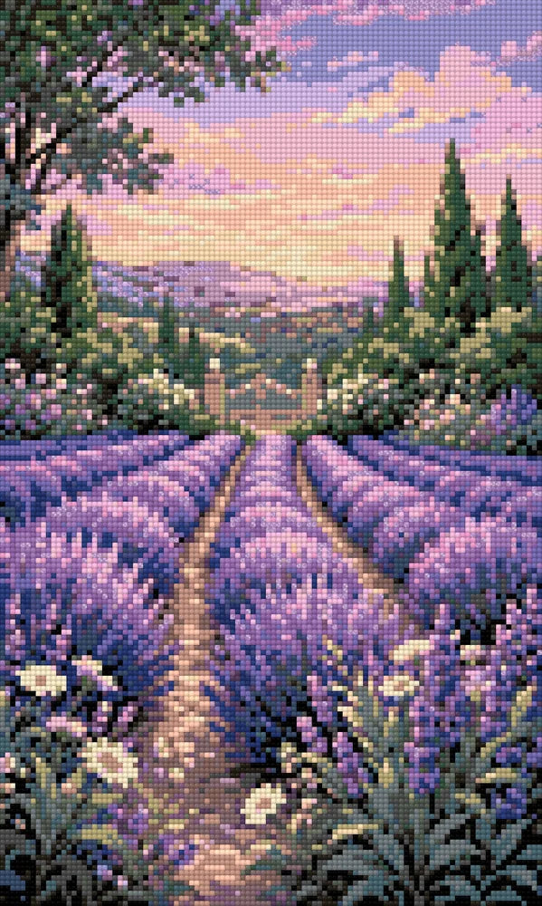Timanttikuvio - Lavender Gate