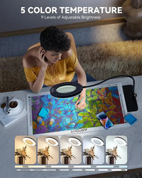 Thumbnail for LED-pöytävalo suurennuslasilla