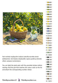 Thumbnail for Värikartta ja ohjeet - Lemon Basket and Pitcher 50x40cm