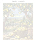Thumbnail for Numeroitu kangas - Lemon Baskets in Countryside 40x50cm