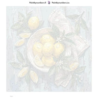 Thumbnail for Numeroitu kangas - Lemons in Bowl 50x50cm