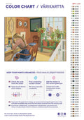 Thumbnail for Numeromaalaus: Värikartta ja ohjeet - Kirjeen kirjoittaminen 70x50cm