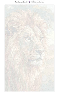 Thumbnail for Numeroitu kangas - Lion Portrait Close-Up 40x70cm