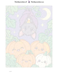 Thumbnail for Numeromaalaus: Numeroitu kangas - Little Bat in the Pumpkin Patch 30x40cm