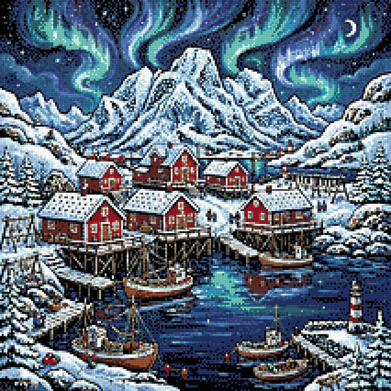 Timanttikuvio - Lofoten Winter
