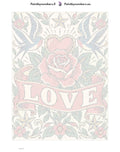 Thumbnail for Numeromaalaus: Numeroitu kangas - Love 30x40cm