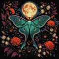 Thumbnail for Timanttikuvio - Luna Moth Full Moon