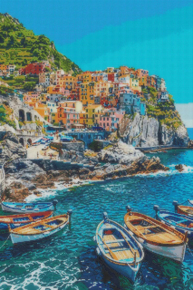 Timanttikuvio - Manarola Coast