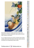 Thumbnail for Värikartta ja ohjeet - Mandarin Ducks and Flowering Plants 40x70cm