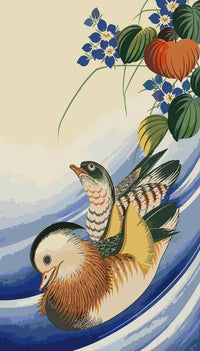 Thumbnail for Mandarin Ducks and Flowering Plants numeromaalaus - Utagawa Hiroshige
