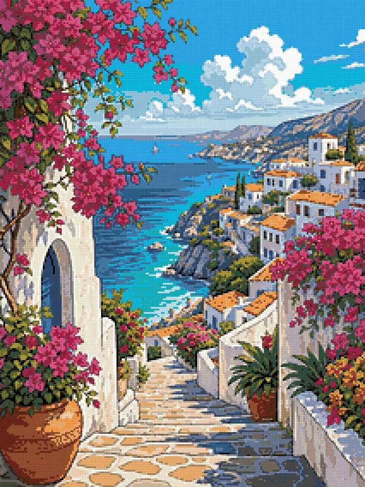 Timanttikuvio - Mediterranean Steps
