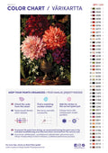 Thumbnail for Numeromaalaus: Värikartta ja ohjeet - Midnight Dahlias 50x70cm