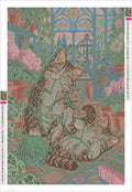 Thumbnail for Mittens in the Greenhouse timanttimaalauksen liimapintainen canvas 40x60cm