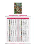 Thumbnail for Mittens in the Greenhouse timanttimaalauksen värikartta – 42 DMC-väriä