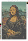 Thumbnail for Mona Lisa timanttimaalauksen liimapintainen canvas 40x60cm