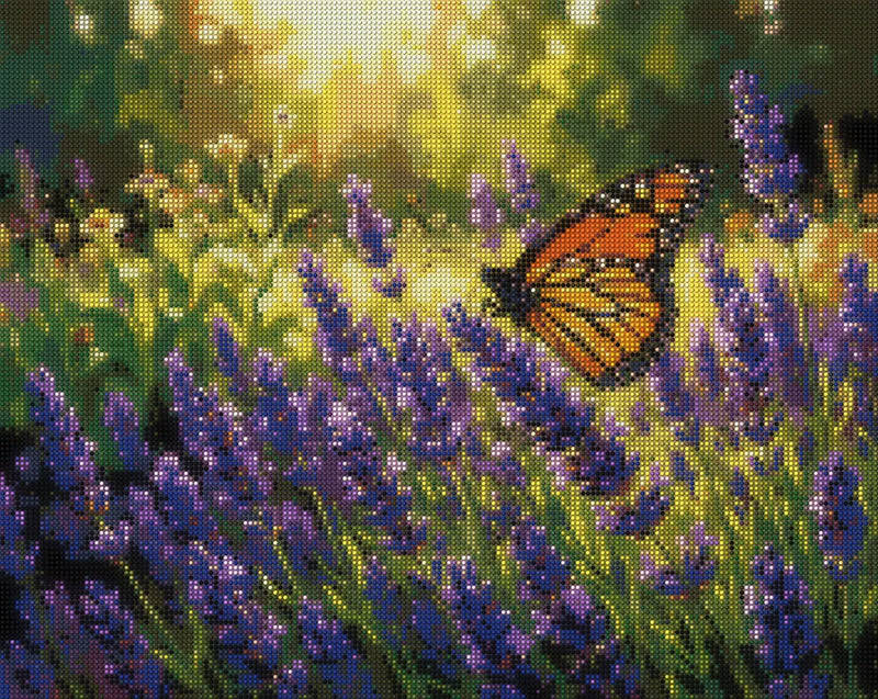 Timanttikuvio - Monarch Butterfly