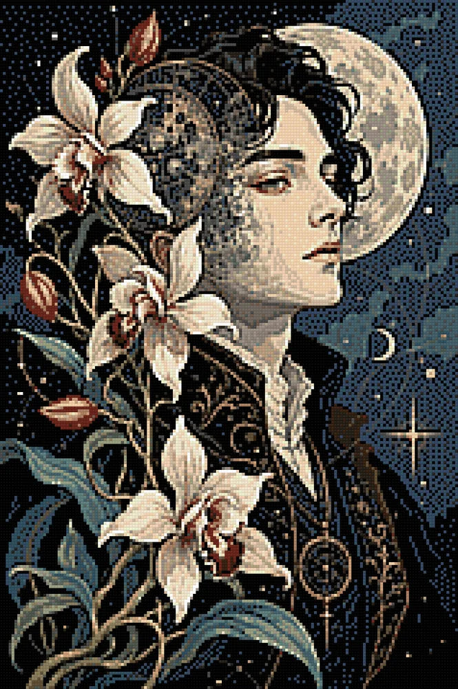 Timanttikuvio - Moonlit Portrait