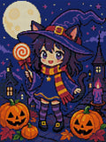 Thumbnail for Timanttikuvio - Moonlit Witch Kitten