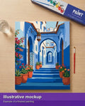 Thumbnail for Valmiin numeromaalauksen havainnekuva - Morocco Travel Poster 40x50cm