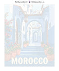 Thumbnail for Numeroitu kangas - Morocco Travel Poster 40x50cm