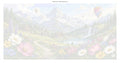 Thumbnail for Numeroitu kangas - Mountain Village and Wildflowers 120x60cm