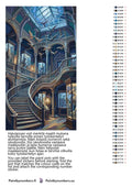 Thumbnail for Värikartta ja ohjeet - Museum Staircase and Birds 40x70cm