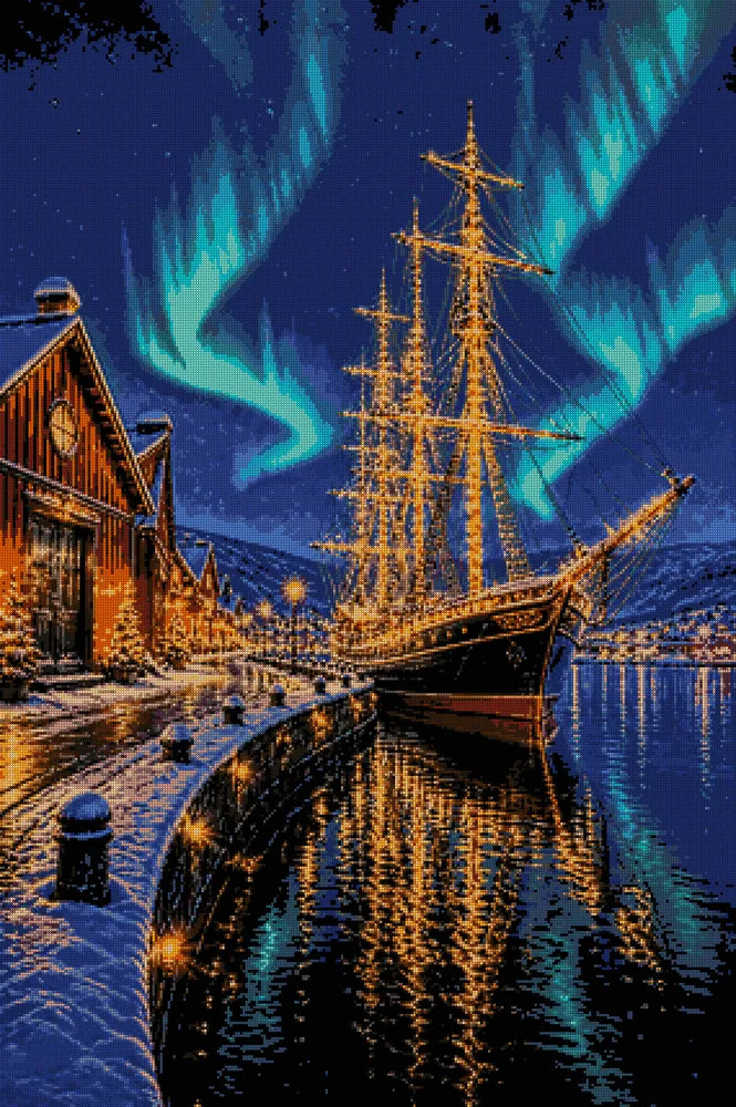 Timanttikuvio - Northern Lights Ship