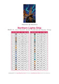 Thumbnail for Northern Lights Ship timanttimaalauksen värikartta – 38 DMC-väriä
