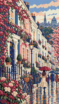 Thumbnail for Notting Hill Umbrella Parade, 40x70 cm timanttimaalaus – lopullisen kuvion esikatselu