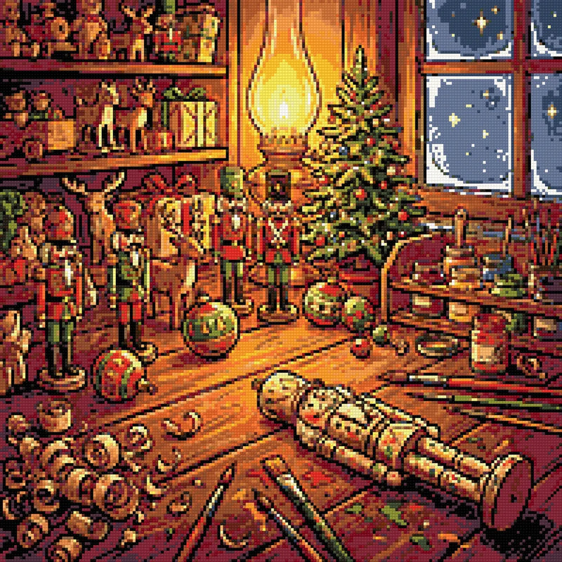 Timanttikuvio - Nutcracker