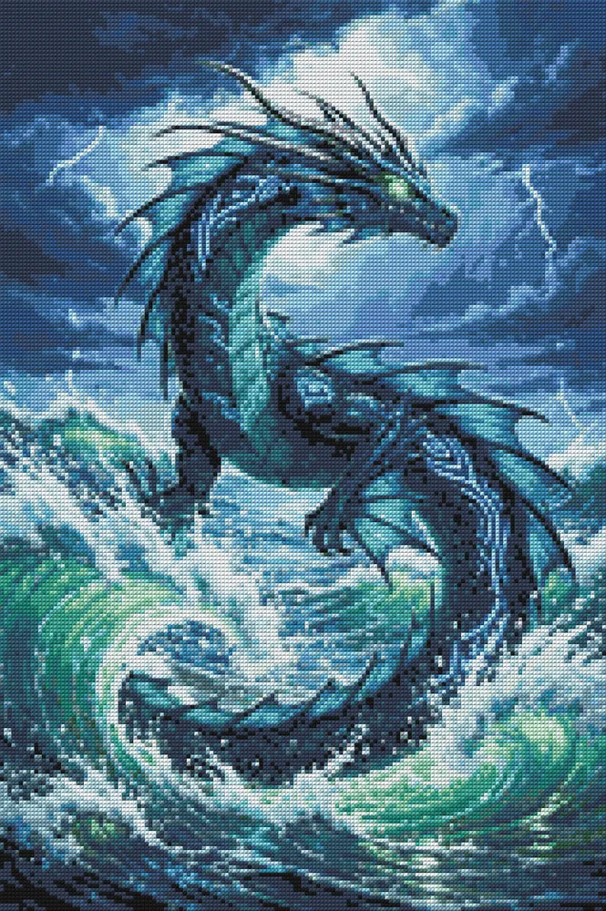 Timanttikuvio - Ocean Dragon