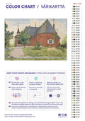 Thumbnail for Numeromaalaus: Värikartta ja ohjeet - Sundbornin vanha kirkko 60x40cm