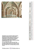 Thumbnail for Värikartta ja ohjeet - Ornate Arched Hallway 50x40cm