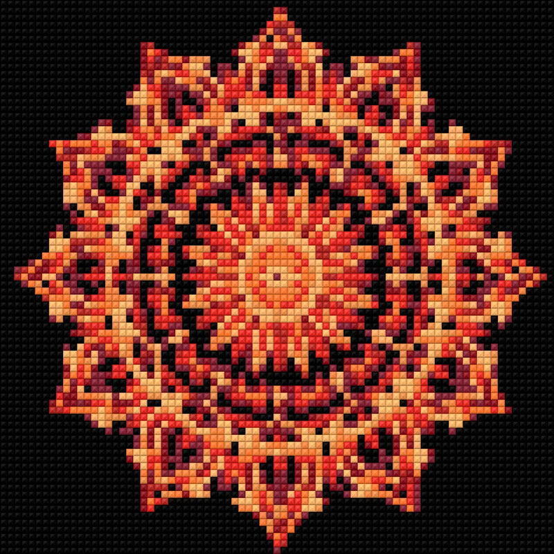 Timanttikuvio - Fiery Mandala Radiance