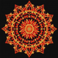 Thumbnail for Timanttikuvio - Fiery Mandala Radiance