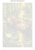 Thumbnail for Numeromaalaus: Numeroitu kangas - Otter Family 40x60cm