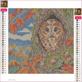 Thumbnail for Owl in the Chestnut Hollow timanttimaalauksen liimapintainen canvas 20x20cm