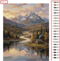 Thumbnail for Paint by numbers colour list showing the painting SKU and paint colour codes