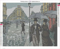 Thumbnail for Paris Street Rainy Day timanttimaalauksen liimapintainen canvas 50x40cm