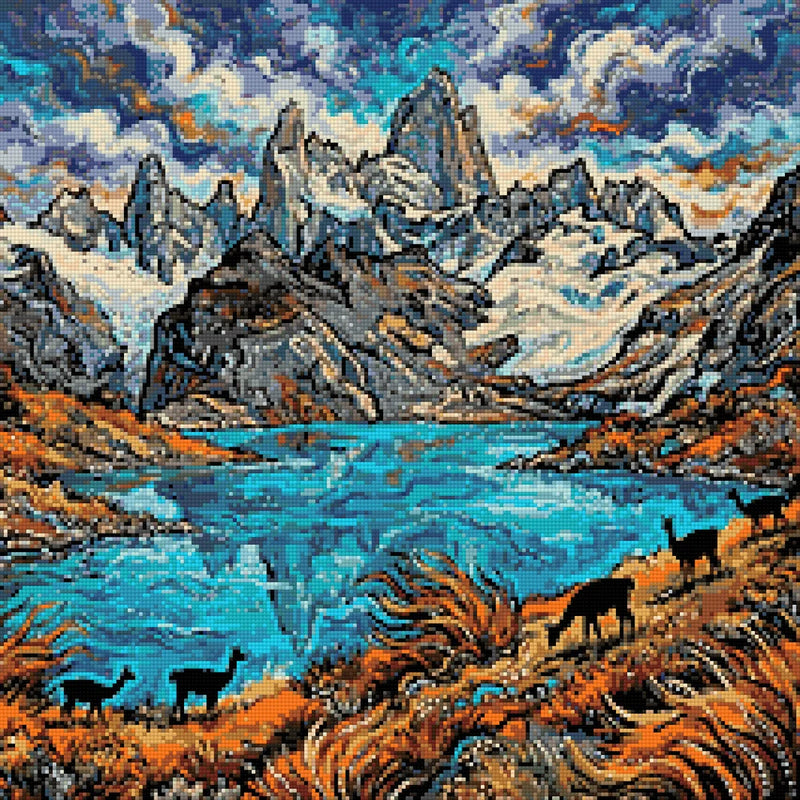 Timanttikuvio - Patagonian Peaks