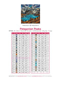 Thumbnail for Patagonian Peaks timanttimaalauksen värikartta – 43 DMC-väriä