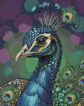 Thumbnail for Timanttikuvio - Peacock Portrait