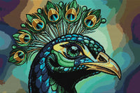 Thumbnail for Timanttikuvio - Majestic Peacock Portrait