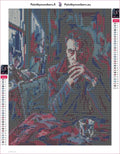 Thumbnail for Pensive Man by Window timanttimaalauksen liimapintainen canvas 30x40cm