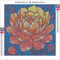 Thumbnail for Peony Bud timanttimaalauksen liimapintainen canvas 30x30cm